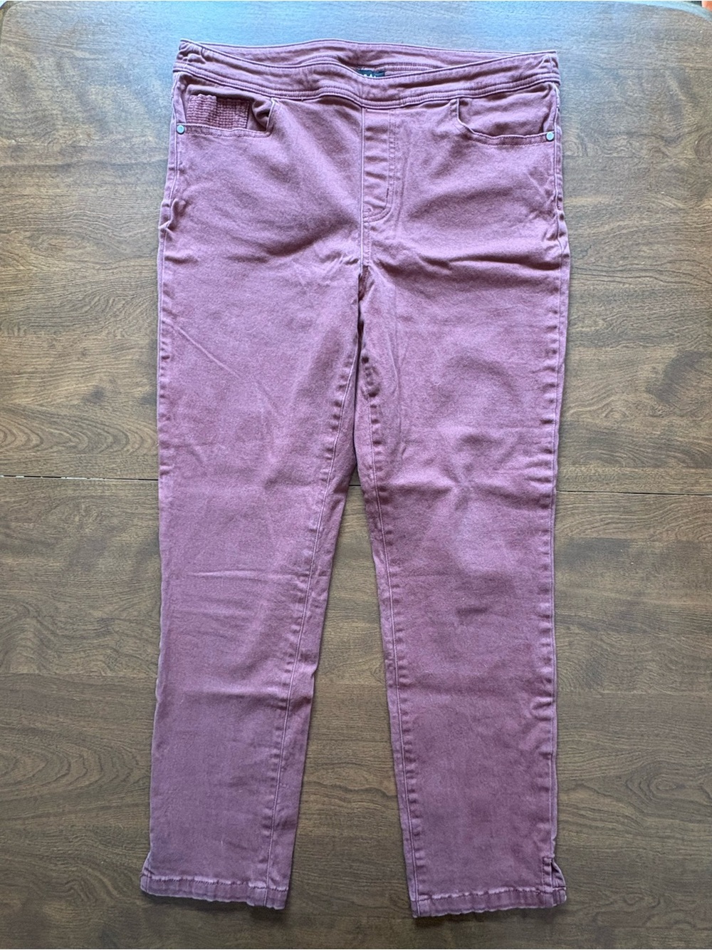 Tribal Women's Rust Color Jeans